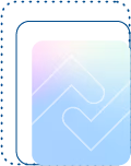 Outline cube icon for Ask a question, get decision grade research